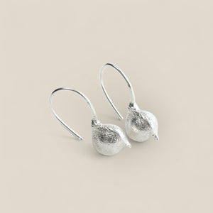 Grevillea pod earrings silver