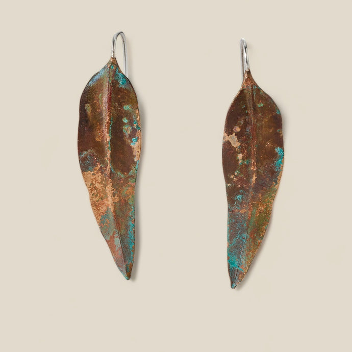 Gum Leaf Drop Earrings