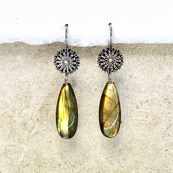 Samara Gemstone Drop Earrings