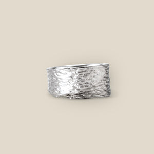 Eucalyptus wrap ring silver