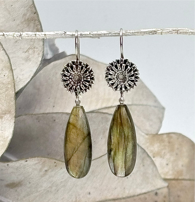 Samara Gemstone Drop Earrings